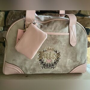 Juicy Couture Heritage Velour Weekender Bag